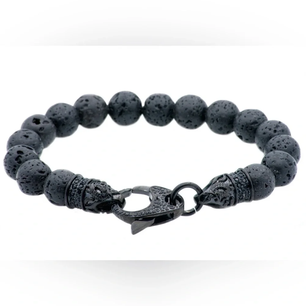 BLACKJACK Mens Bracelet - BJS16BLV - NWT - Picture 1 of 4